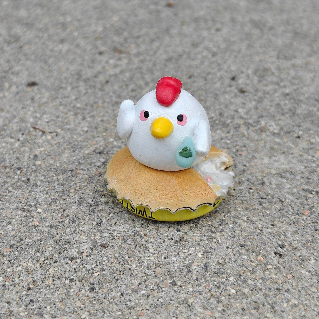 Polymer Puns Chicken  Pot Pie