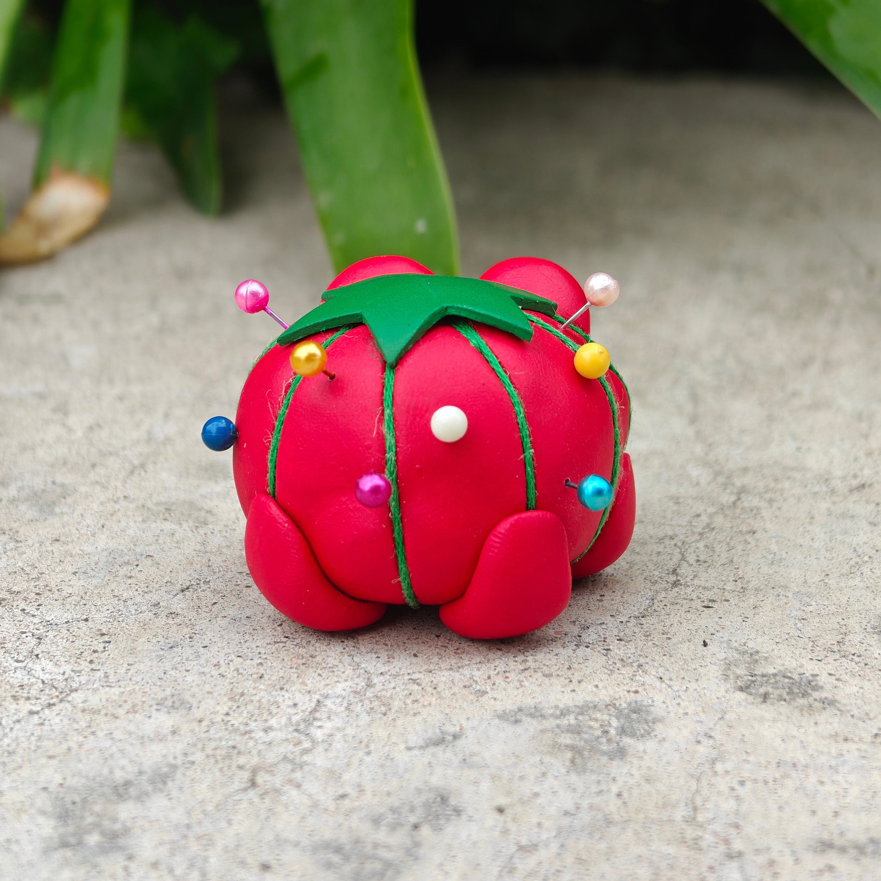 Tomatoad Pin Cushion Figurine