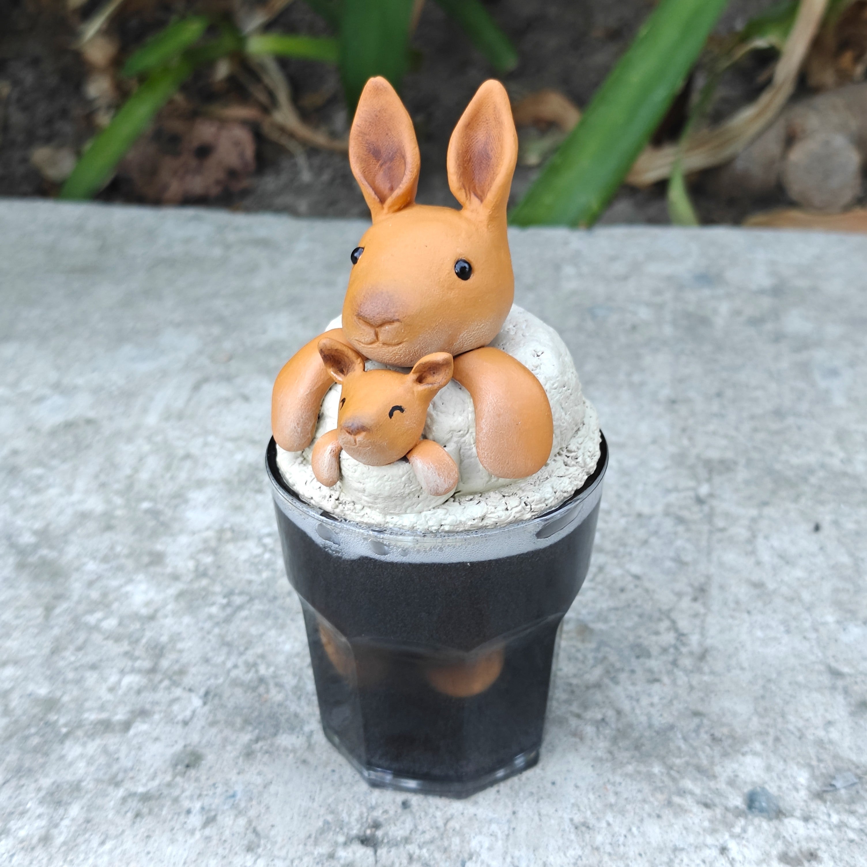 Kangaroot Beer Float Figurine