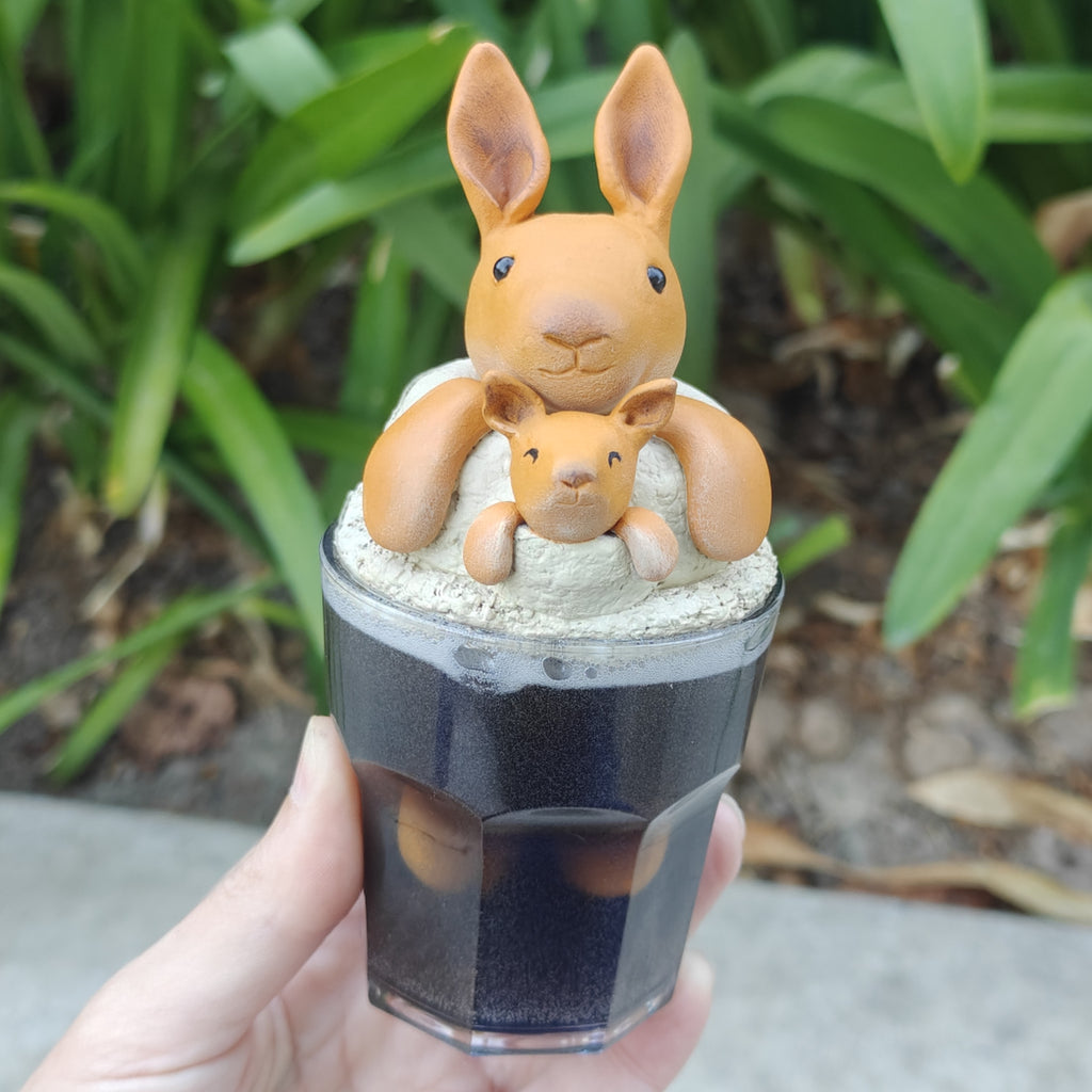 Kangaroot Beer Float Figurine