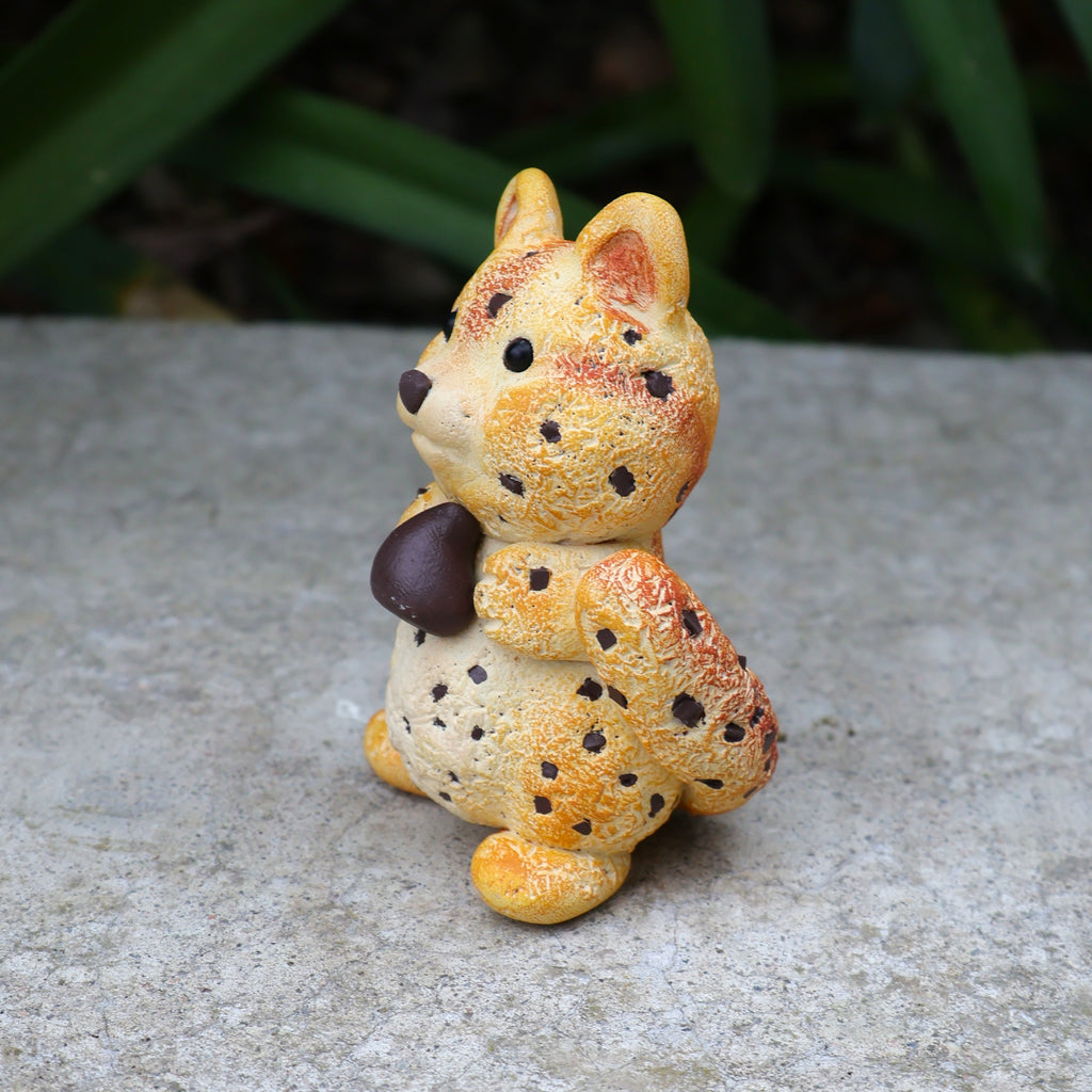 Chocolate Chipmunk Cookie Figurine