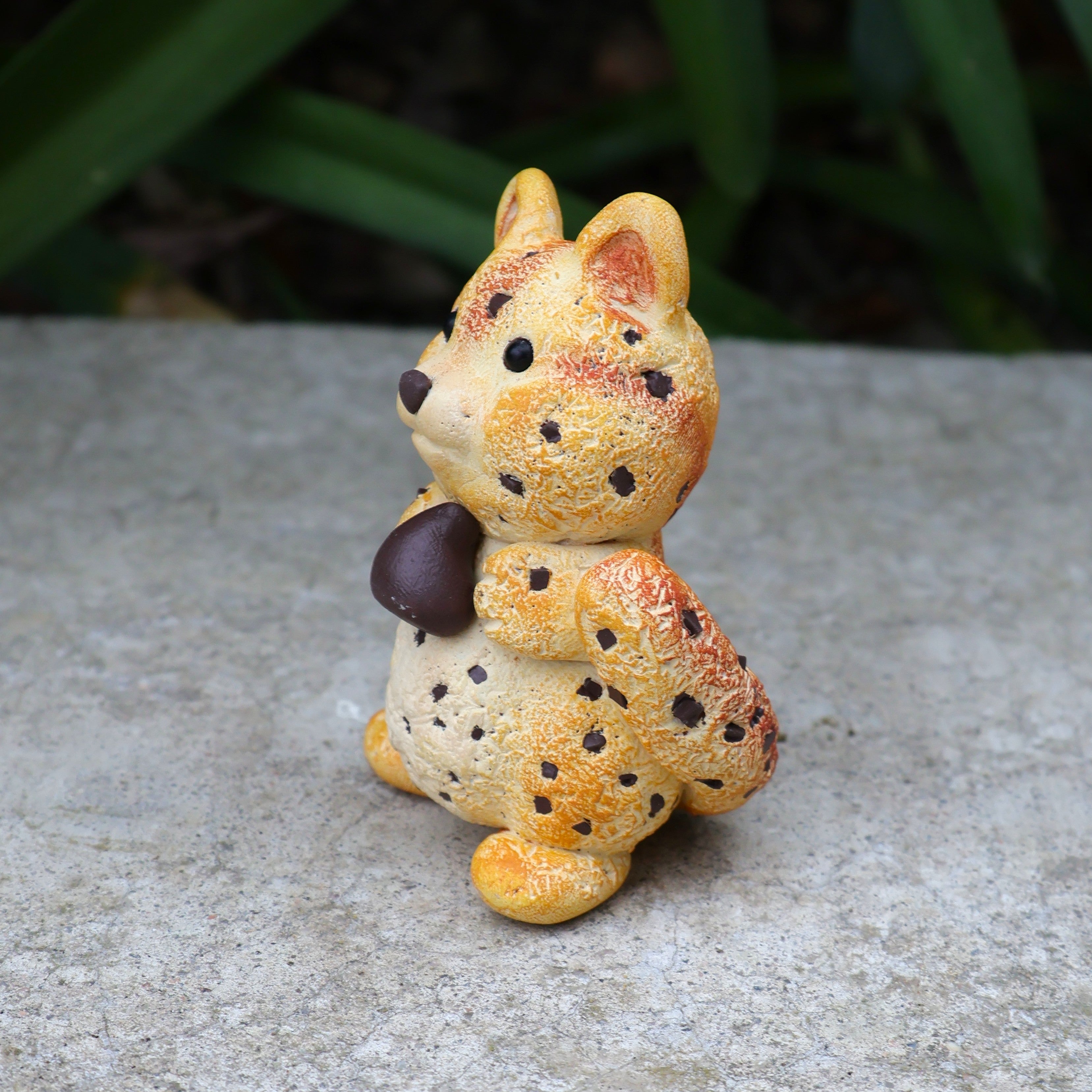 Chocolate Chipmunk Cookie Figurine