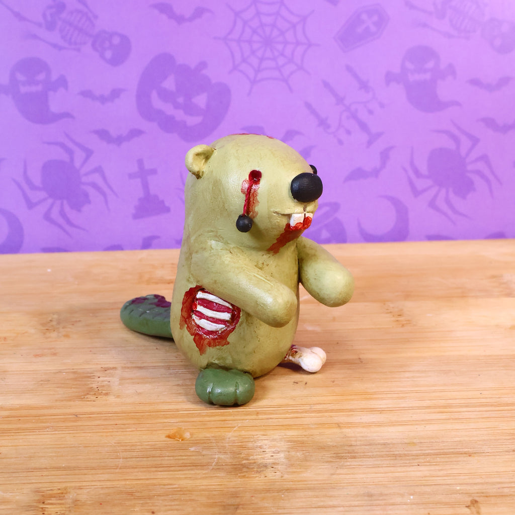 Zombeaver Figurine