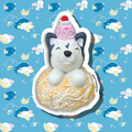 Baked Alaskan Malamute Sticker