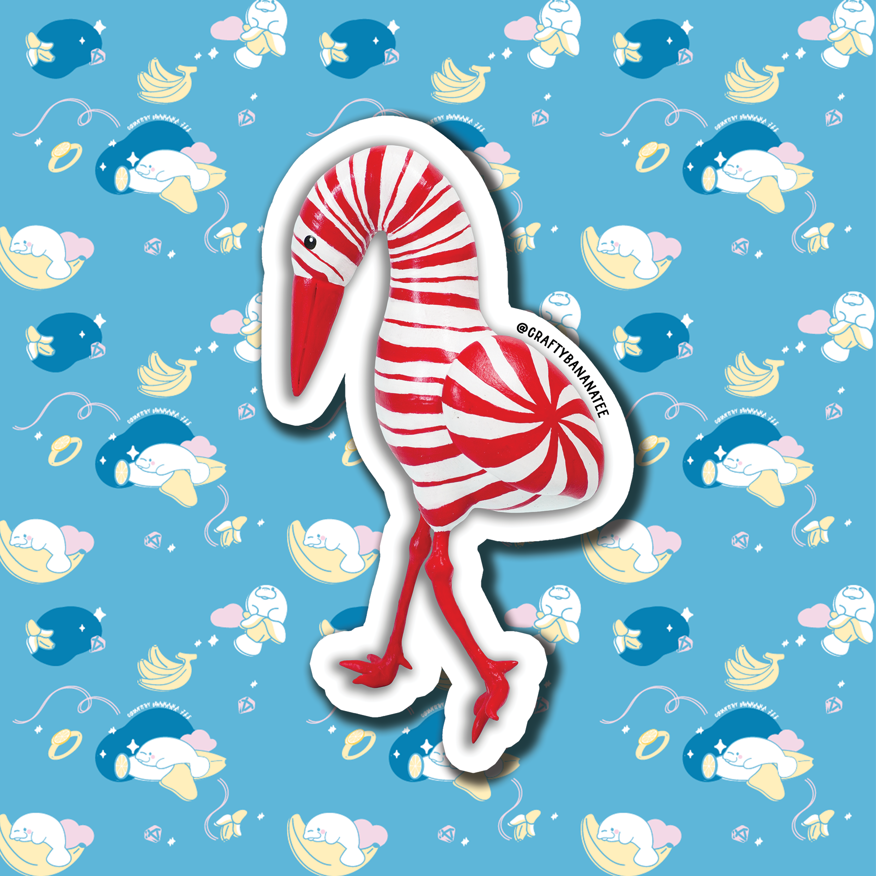 Candy Crane Sticker