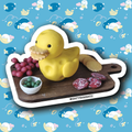Cheese and Quackers Sticker