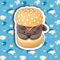 Cheesepurrger Sticker