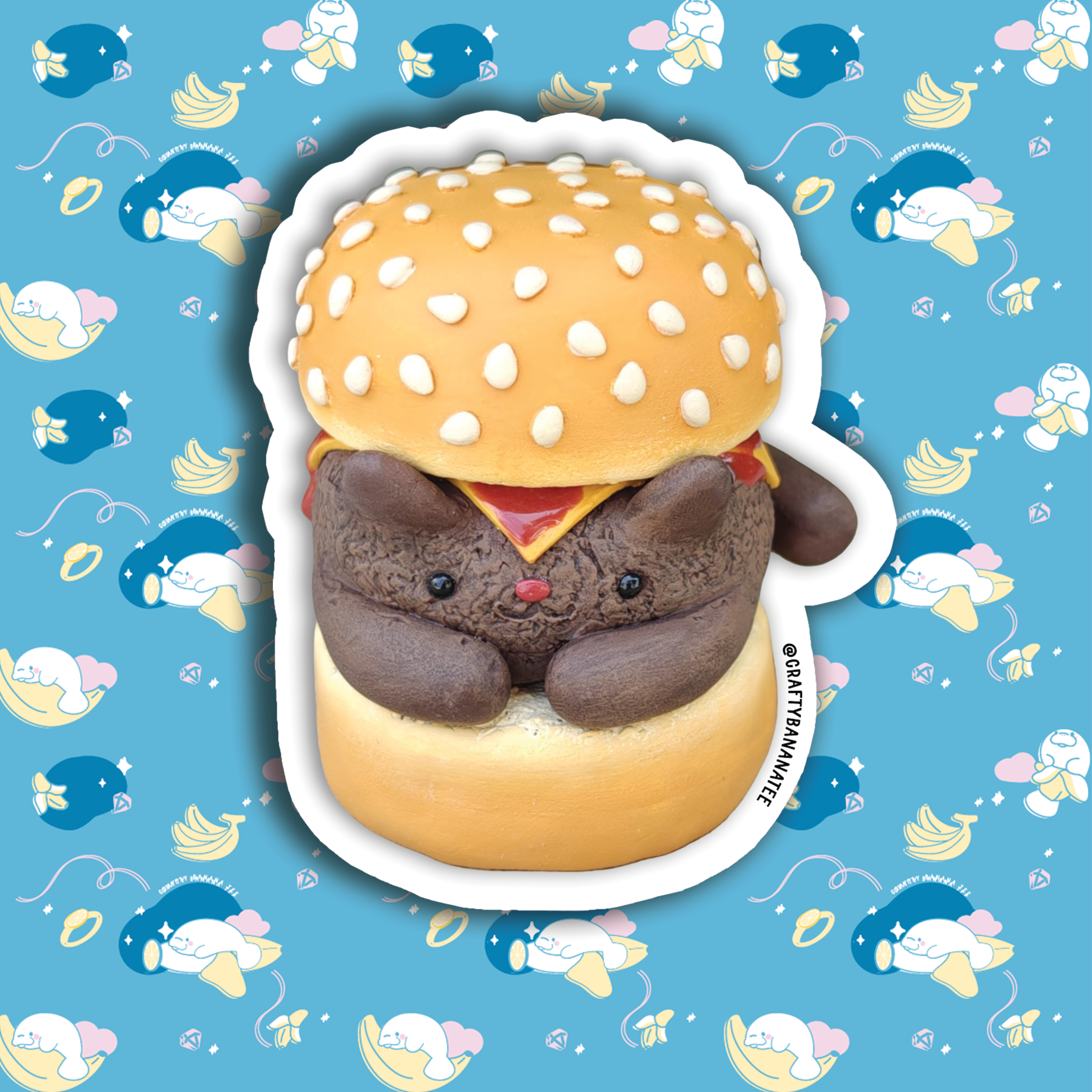 Cheesepurrger Sticker