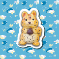 Chocolate Chipmunk Cookie Sticker