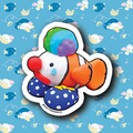 Clown Fish Sticker
