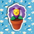 Collie Flower Sticker