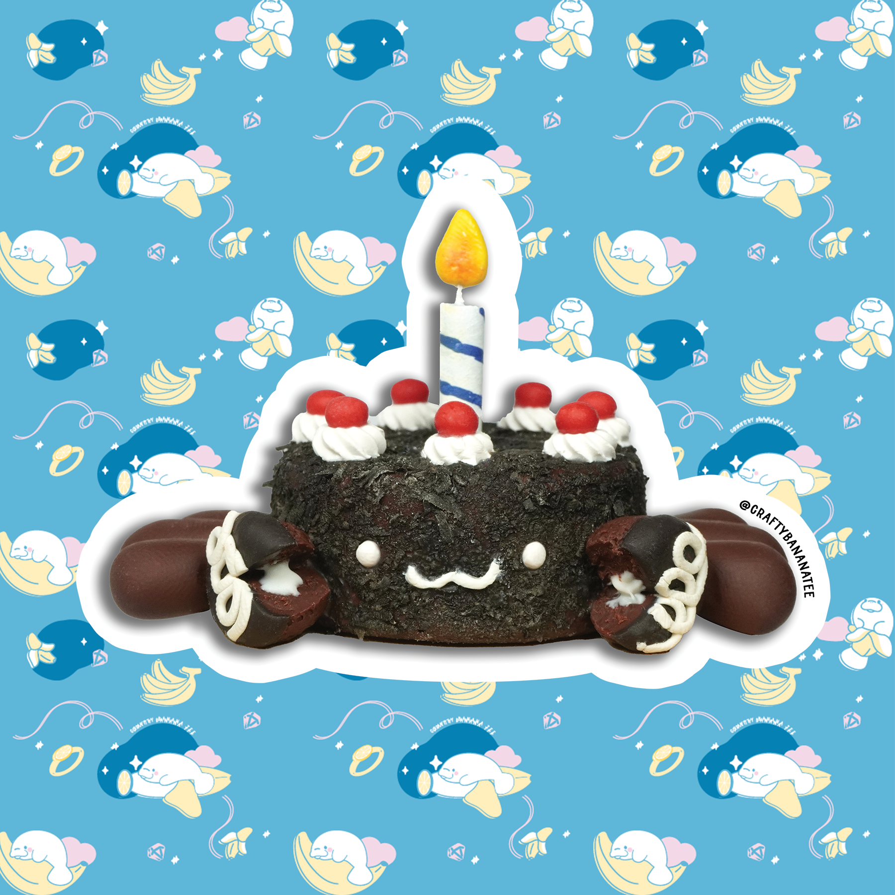 Crab Cake Sticker