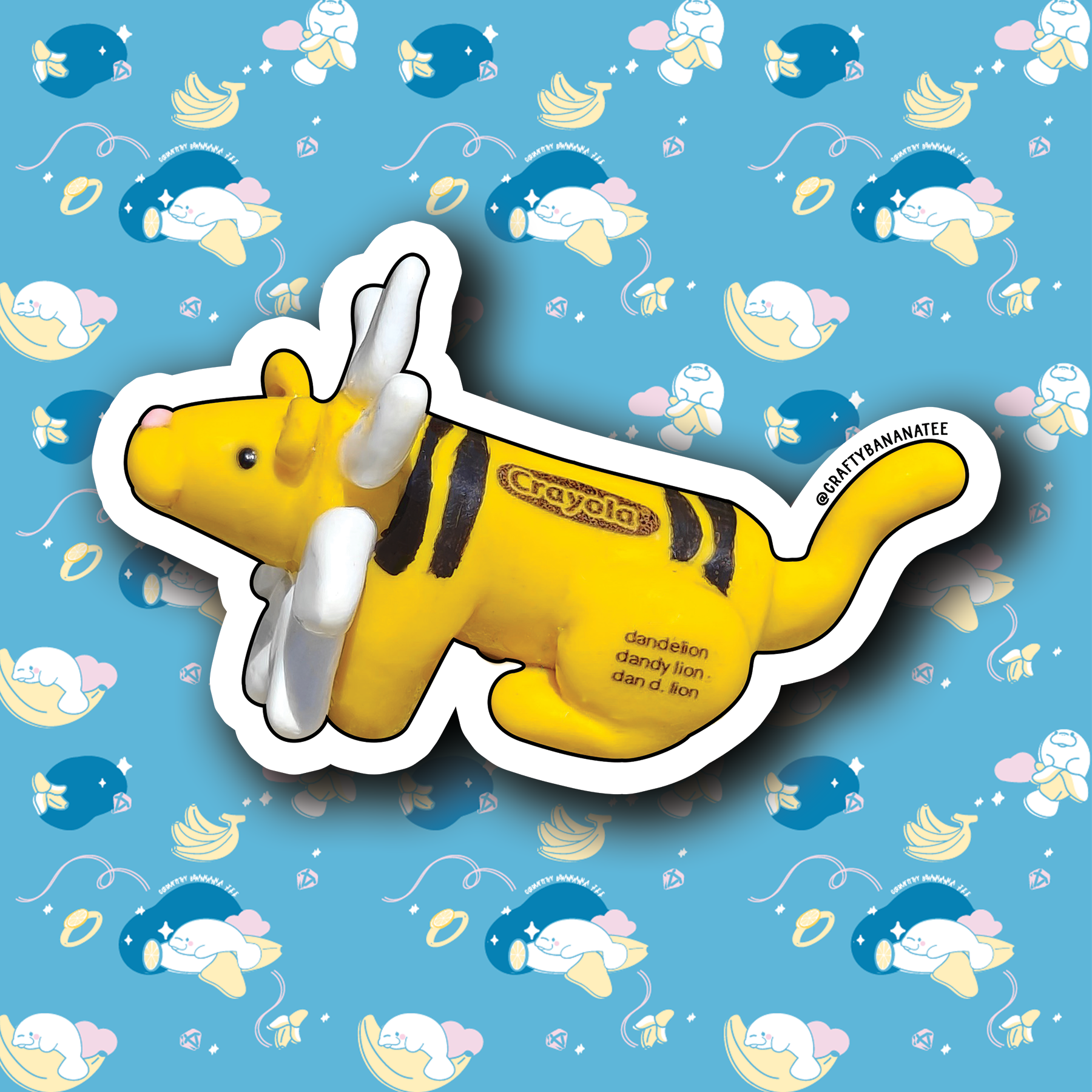Dandy Lion Sticker