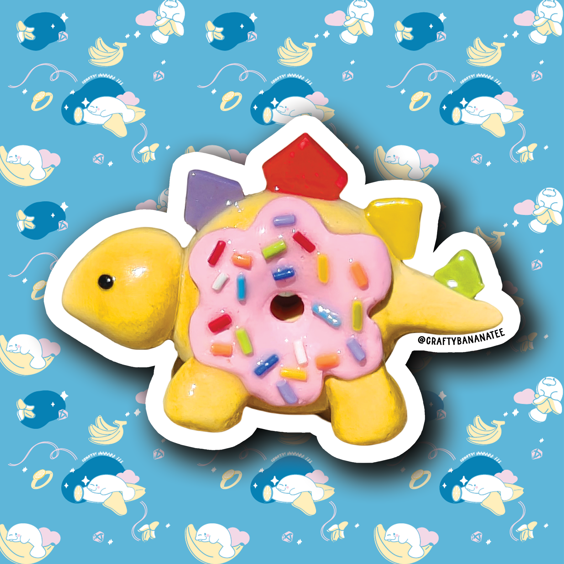 Donutsaur Sticker