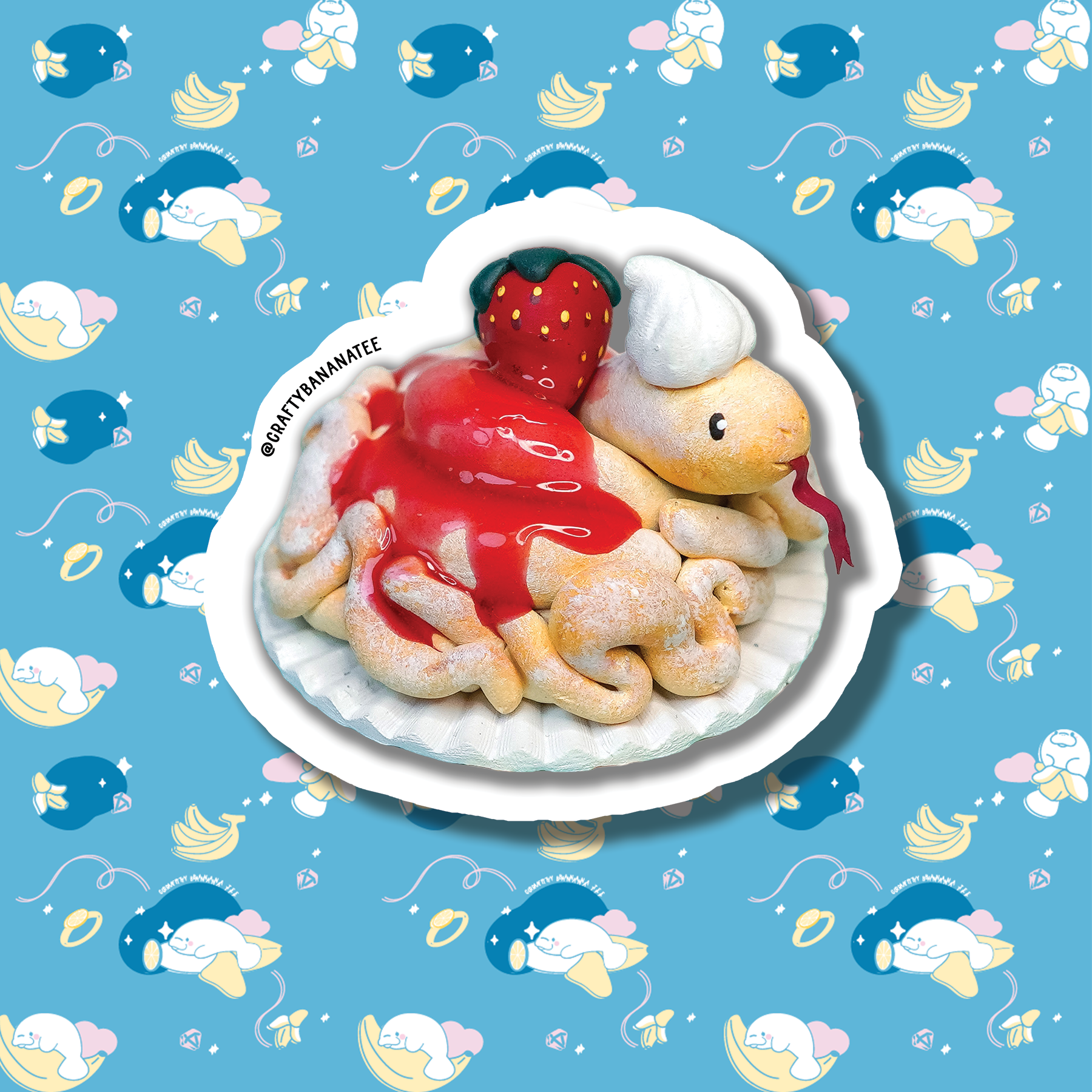 Funnel Snake Sticker