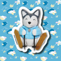 Huski Sticker