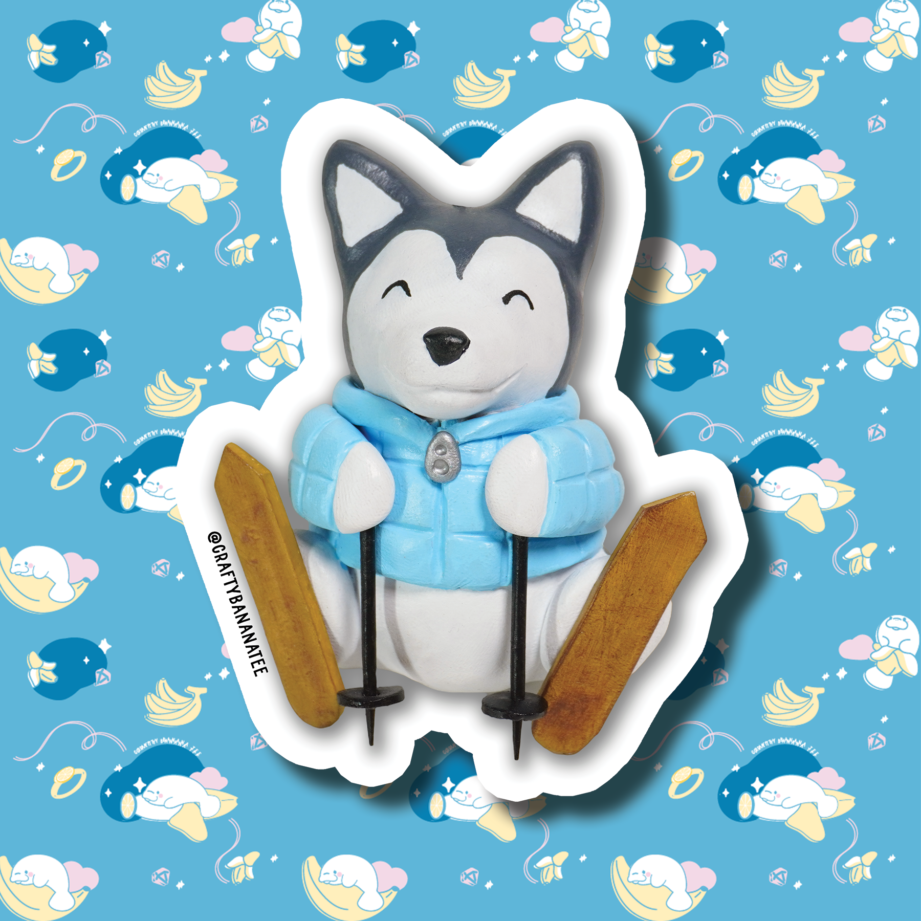 Huski Sticker