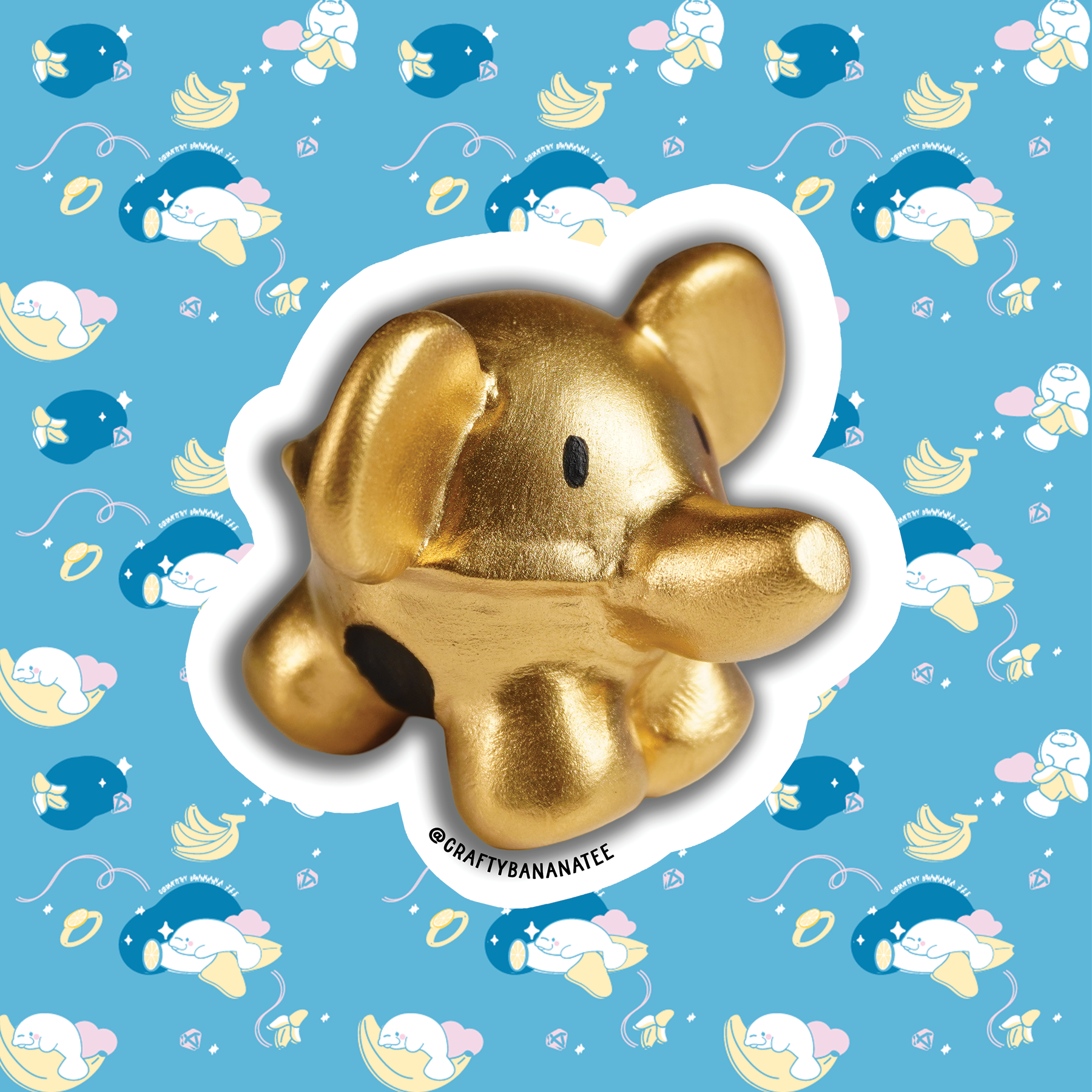 Jingle Bellephant Sticker