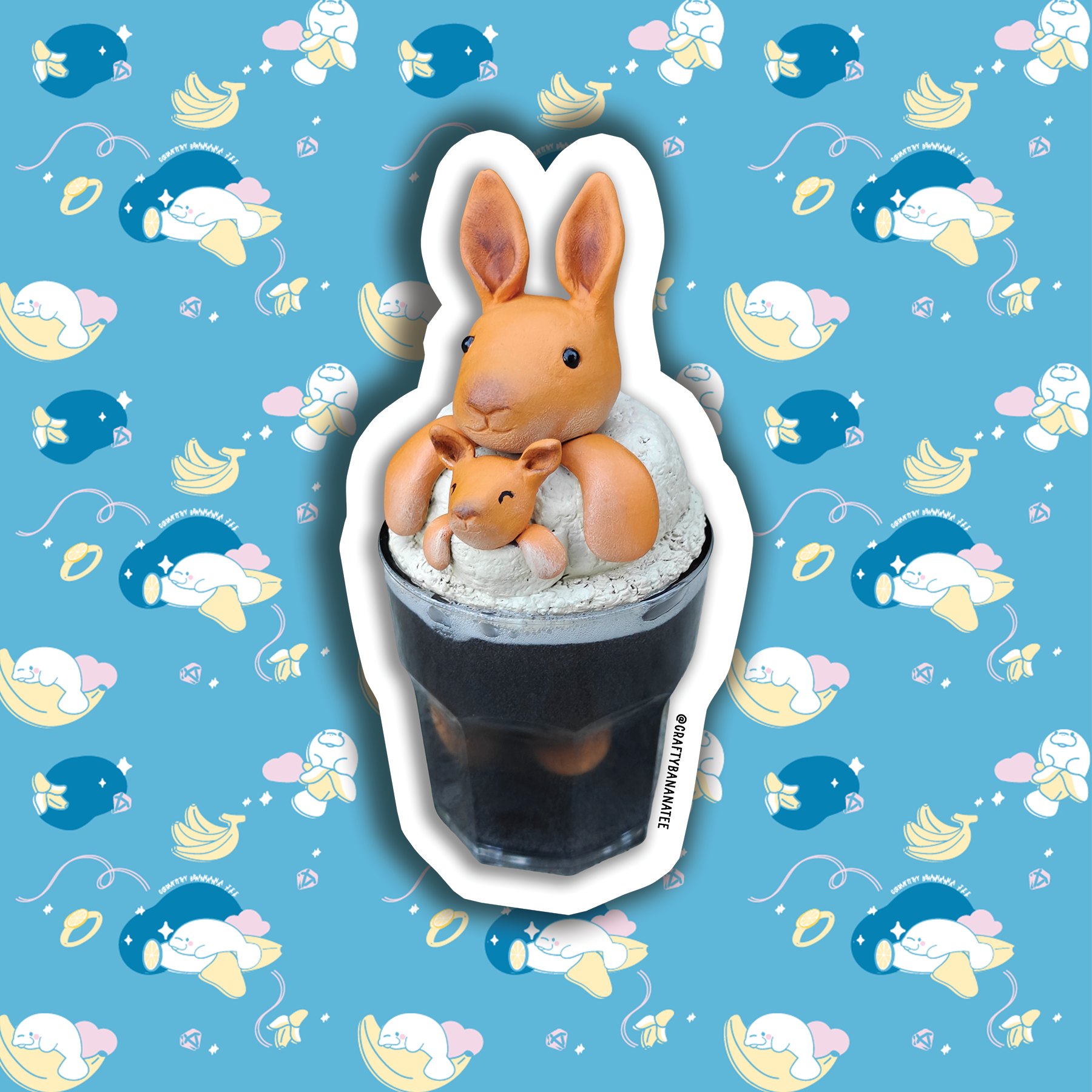 Kangaroot Beer Float Sticker