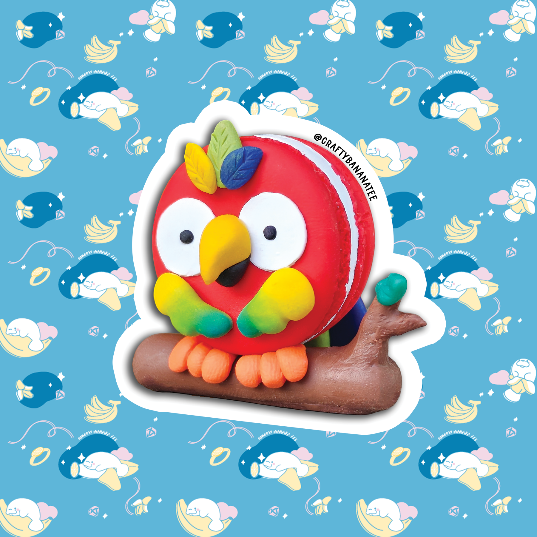 Macawron Sticker