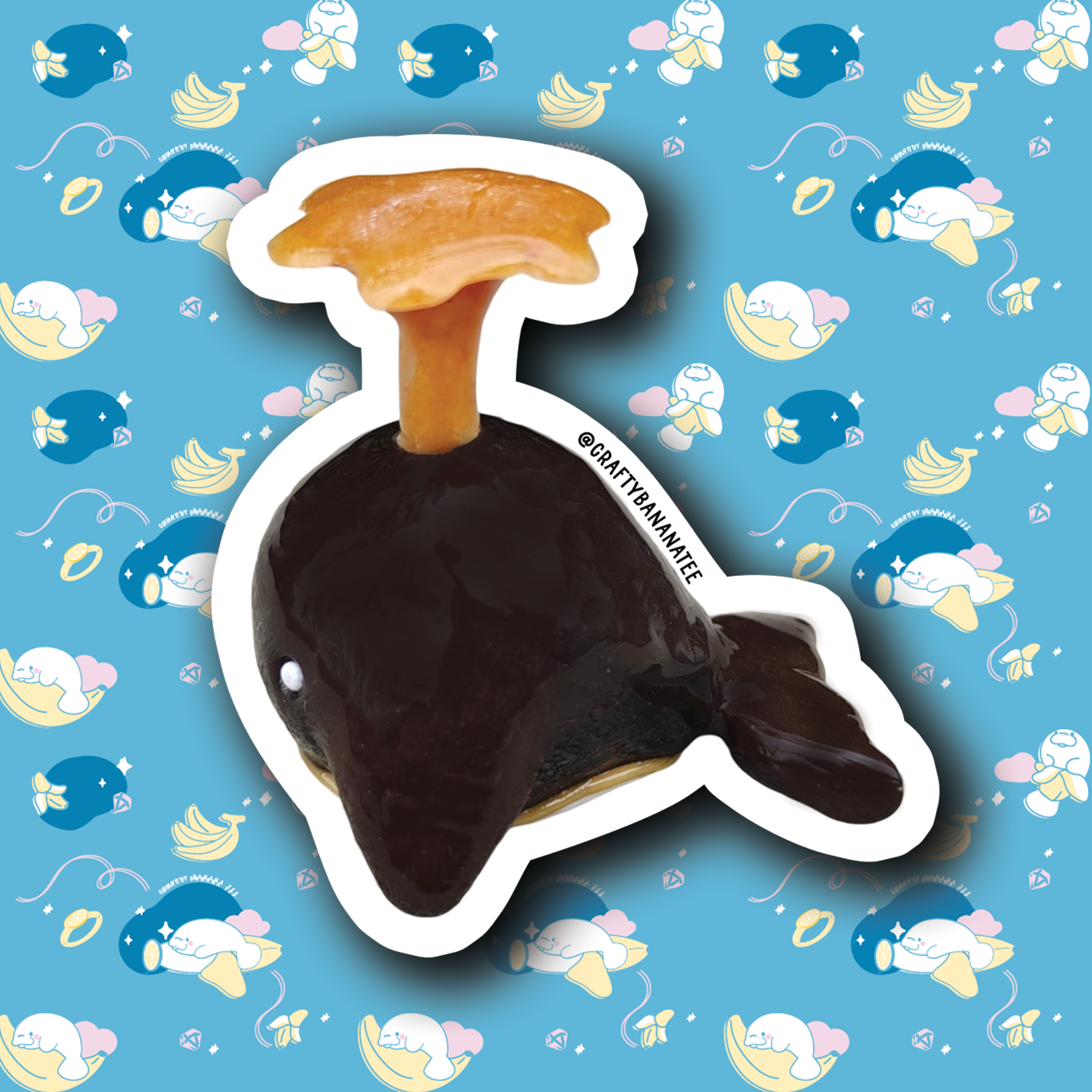 Milky Whale Sticker