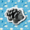 Porcupine Cone Sticker