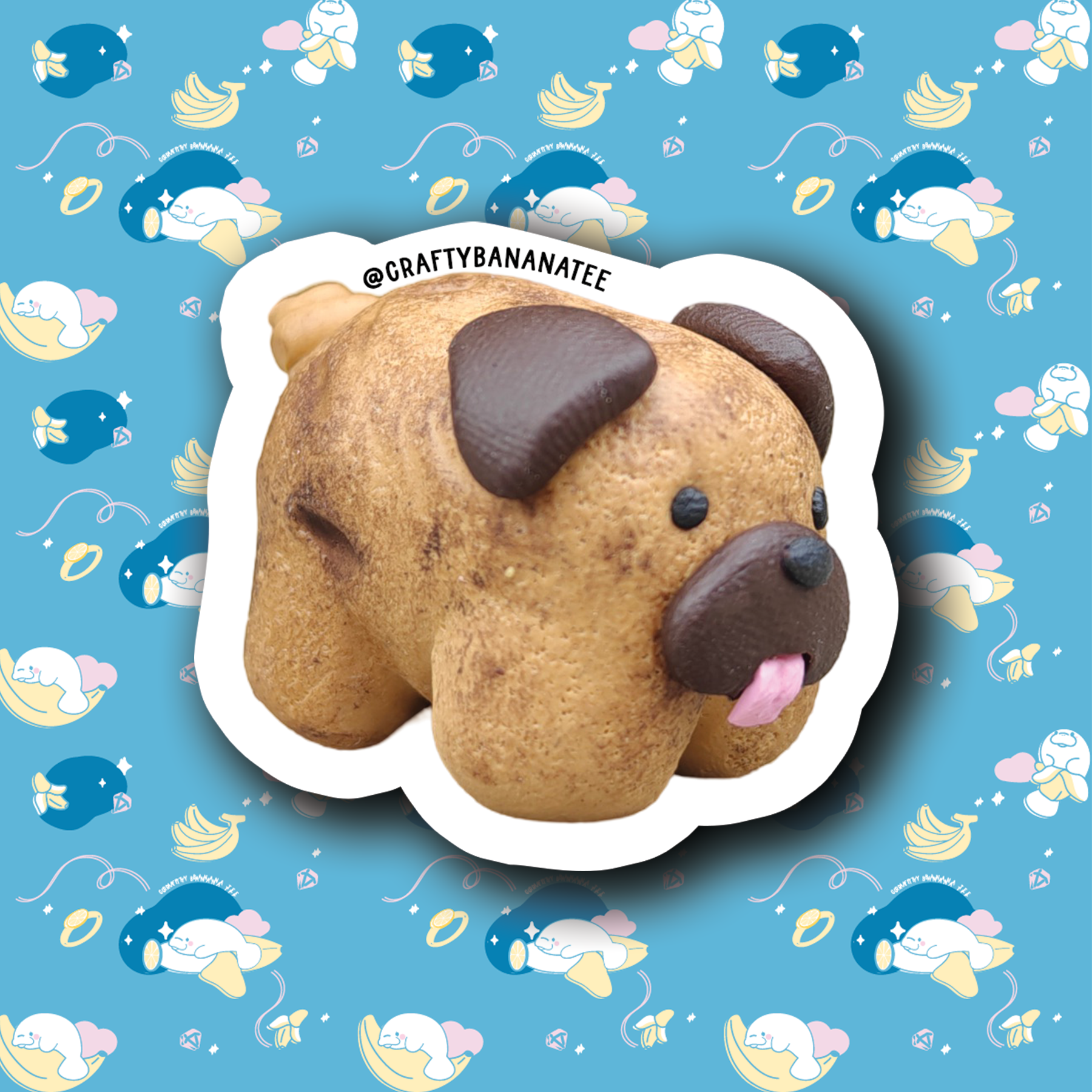 Pugtato Sticker