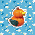 Quack-O'-Lantern Sticker