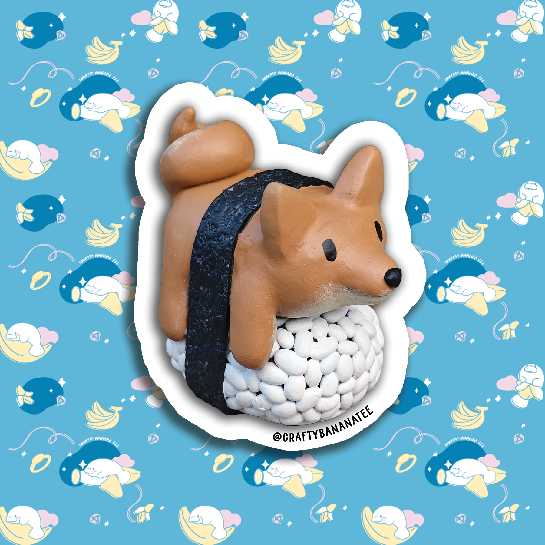 Sushiba Inu Sticker
