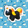 Uni-candy-corn Sticker