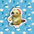 Zombeaver Sticker